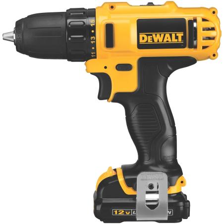 DCD710S2 - Wiertarko-wkrętarka 10 mm, 10.8 V Li-Ion,  1.5 Ah