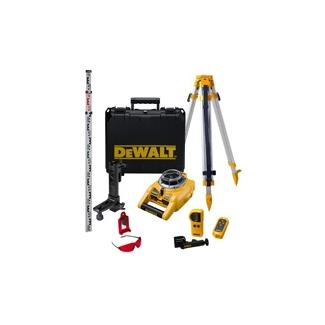 DW075PK - Obrotowy, samopoziomujący laser do pionu i poziomu - zestaw, +/- 0,2 mm/m