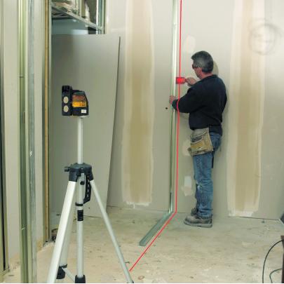 DW087K - Laser samopoziomujący do wyznaczania pionu i poziomu, +/-0.3 mm/m