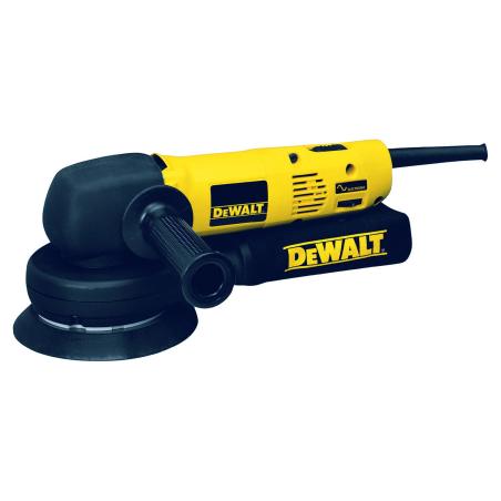 DW443 - Szlifierka mimośrodowa 530 W, 150 mm, 4200 - 7600 obr/min, z chwytem za korpus
