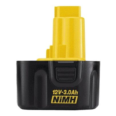 DE9037 - Akumulator NiMH 12 V, 3,0 Ah do pracy pod znacznym obciążeniem